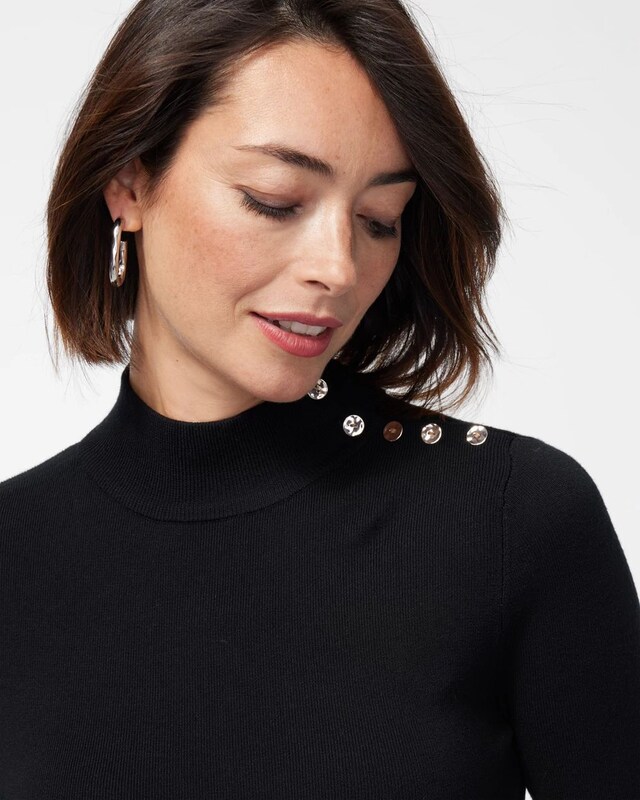 ECOVERO Mock Neck Sweater - image 4